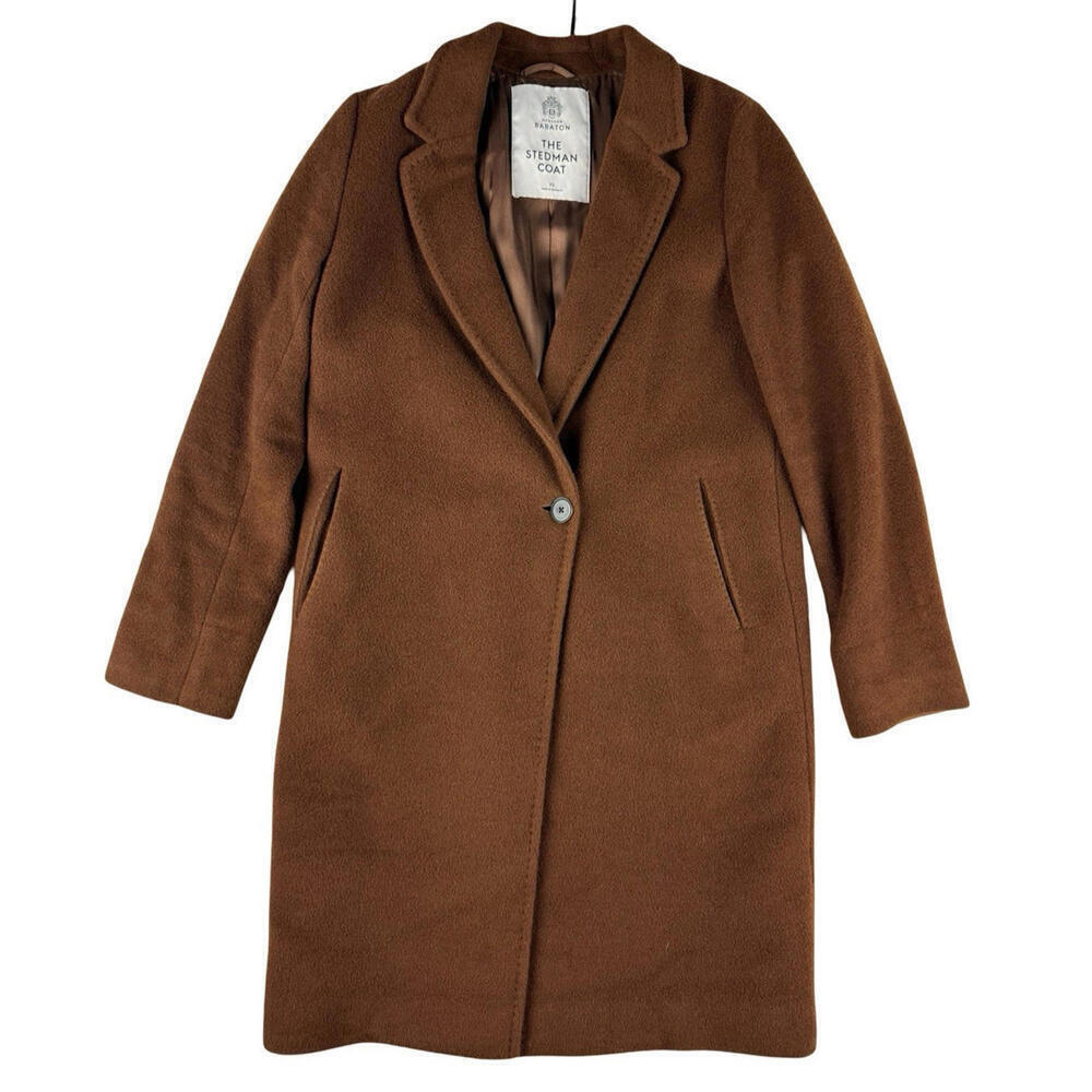Aritzia Babaton The Steadman Wool Coat Brown Size XS